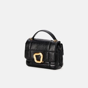 Black Songmont Mini Chocolate Shoulder Bag | SINGAPORE ONMY38