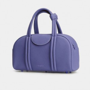 Blue Songmont Medium Bowling Crossbody Bag | SINGAPORE WLVH59