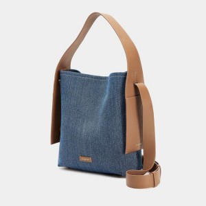 Blue Songmont Medium Drippy Tote Bag | SINGAPORE TSEG84