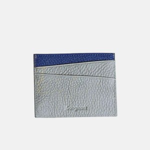 Grey / Blue Songmont Card Holder | SINGAPORE IMBA08