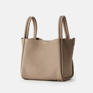 Khaki Songmont Large Song Bucket Bag | SINGAPORE BVRN63