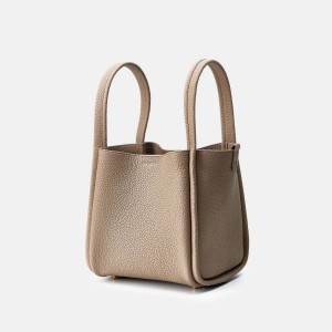 Khaki Songmont Medium Song Bucket Bag | SINGAPORE OAXK65