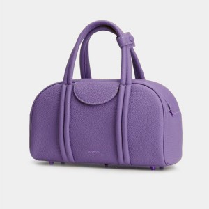 Lavender Songmont Medium Bowling Crossbody Bag | SINGAPORE LIET47