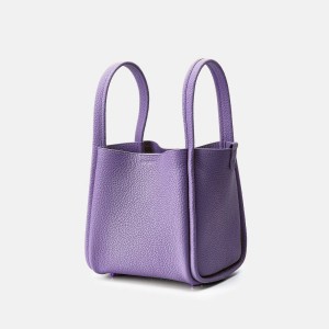 Lavender Songmont Medium Song Bucket Bag | SINGAPORE CNAO03