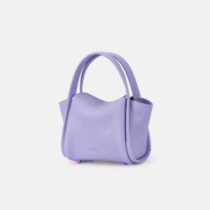 Lavender Songmont Mini Song Bucket Bag | SINGAPORE JVTL35