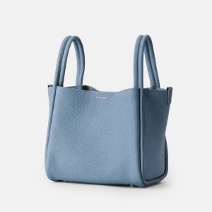 Light Blue Songmont Large Song Bucket Bag | SINGAPORE UEZM03