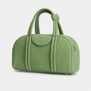 Light Green Songmont Medium Bowling Crossbody Bag | SINGAPORE DIWL37