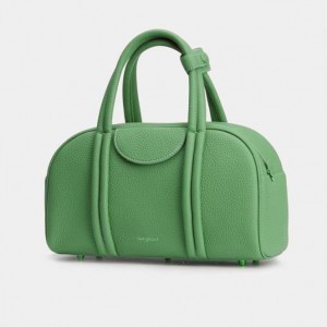 Light Green Songmont Medium Bowling Crossbody Bag | SINGAPORE JDFI61