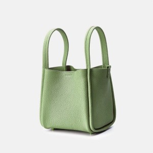 Light Green Songmont Medium Song Bucket Bag | SINGAPORE ZCHX27