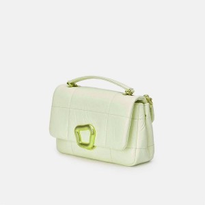 Mint Songmont Small Chocolate Shoulder Bag | SINGAPORE FBHL30