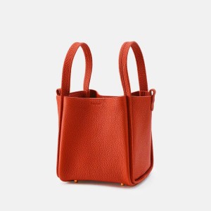 Orange Songmont Medium Song Bucket Bag | SINGAPORE OBAJ49