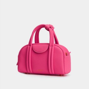 Pink Songmont Small Bowling Crossbody Bag | SINGAPORE YFEP81