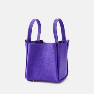 Purple Songmont Medium Song Bucket Bag | SINGAPORE ZGOQ20