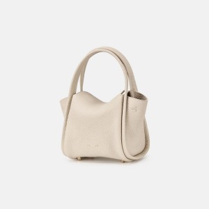 White Songmont Mini Song Bucket Bag | SINGAPORE VAIL07