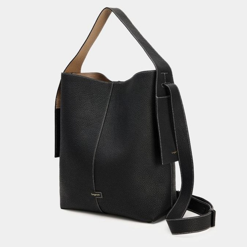 Black Songmont Large Drippy Tote Bag | SINGAPORE FWCL90