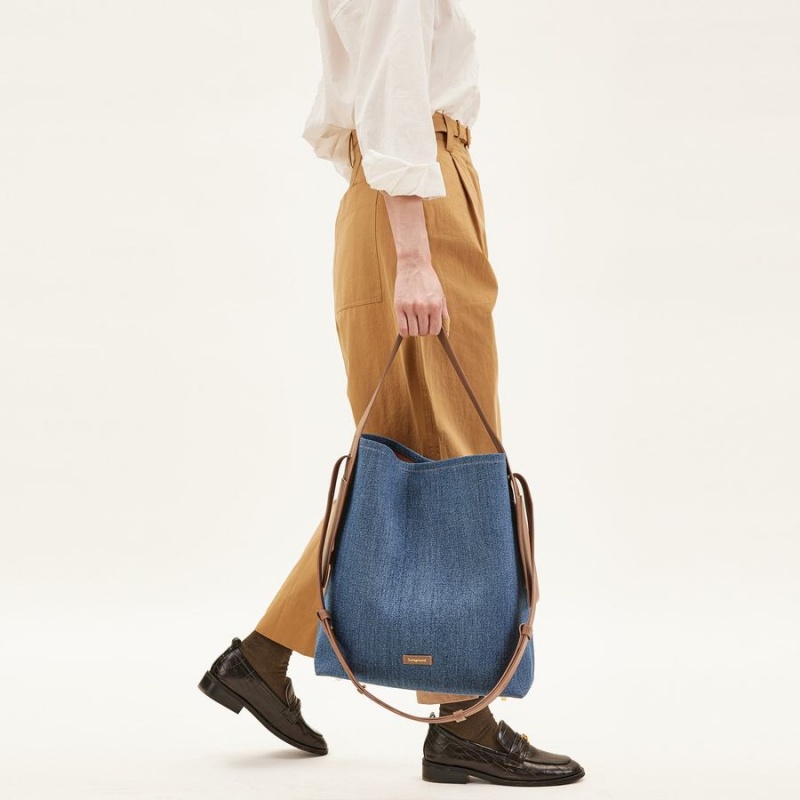 Blue Songmont Large Drippy Tote Bag | SINGAPORE PLJW89