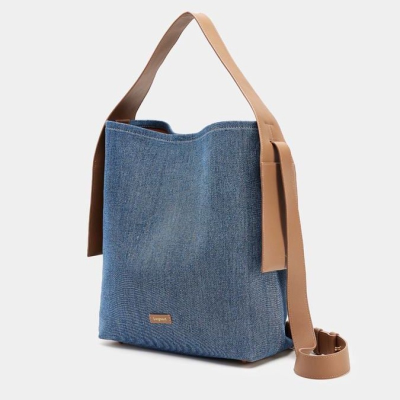 Blue Songmont Large Drippy Tote Bag | SINGAPORE PLJW89