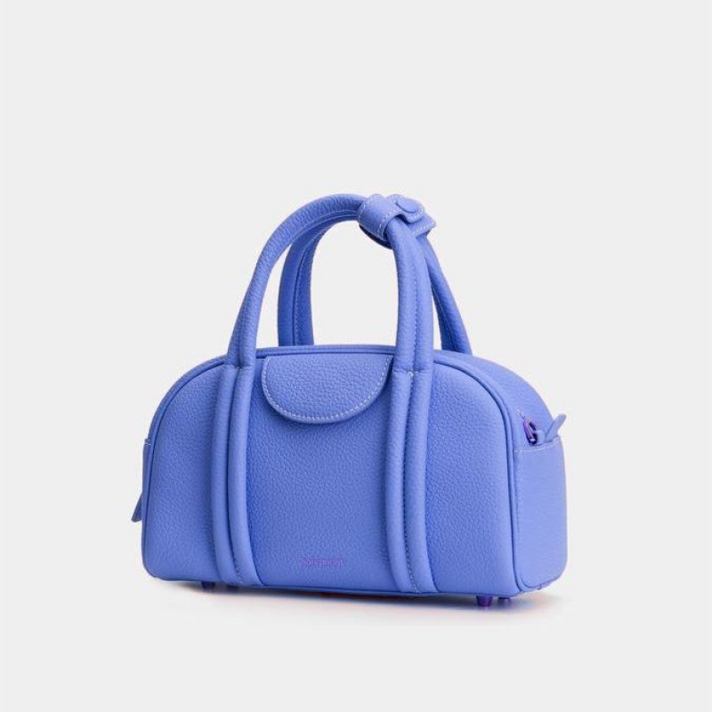 Blue Songmont Small Bowling Crossbody Bag | SINGAPORE BALY18