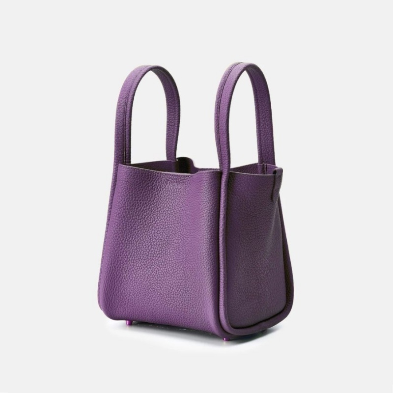 Lavender Songmont Medium Song Bucket Bag | SINGAPORE DFPG29