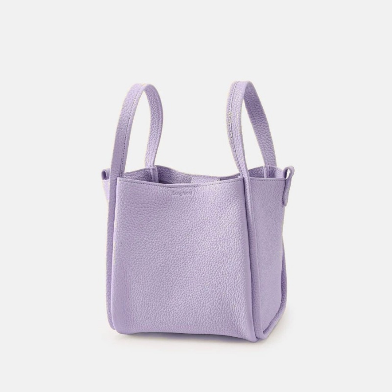 Lavender Songmont Medium Song Bucket Bag | SINGAPORE QBVZ38