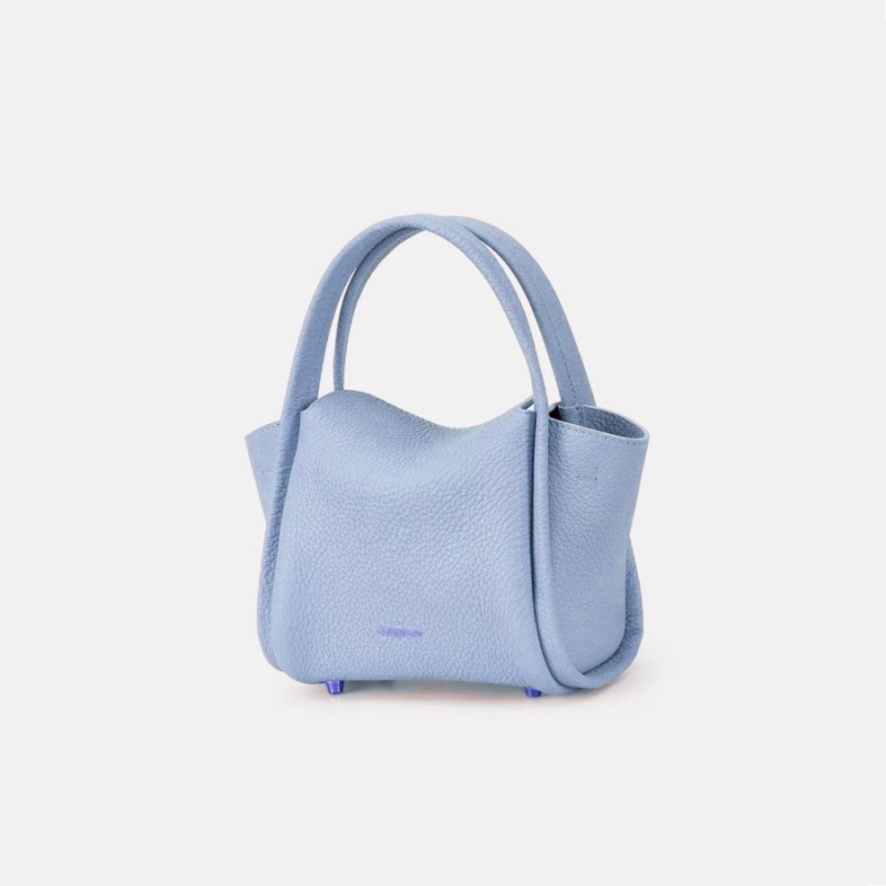 Light Blue Songmont Mini Song Bucket Bag | SINGAPORE NGOX28