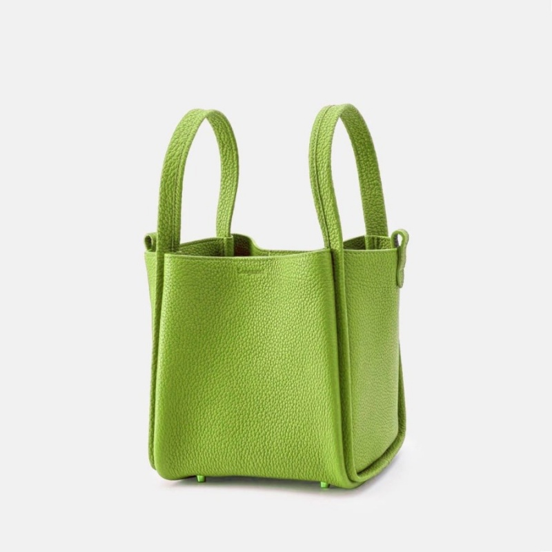 Light Green Songmont Medium Song Bucket Bag | SINGAPORE EKUT71