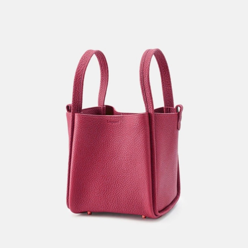 Pink Songmont Medium Song Bucket Bag | SINGAPORE XAZJ70