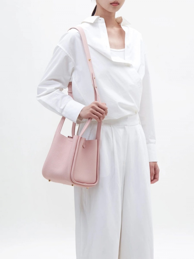 Pink Songmont Medium Song Bucket Bag | SINGAPORE AKLQ24