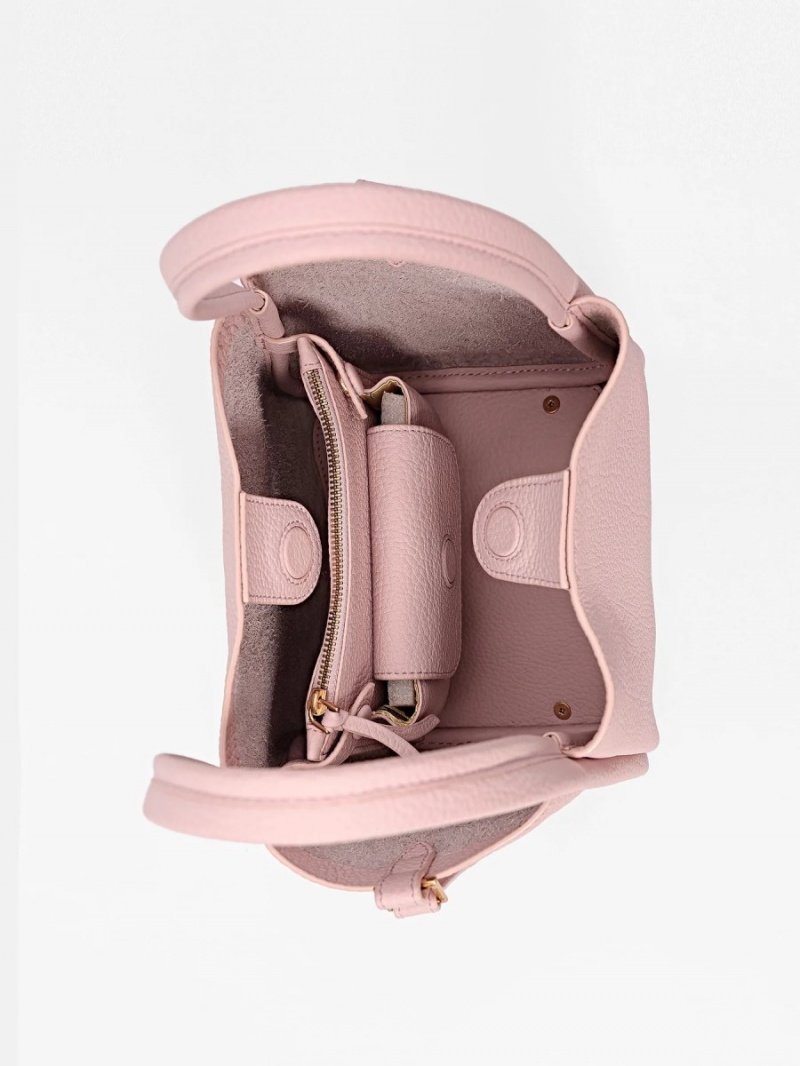 Pink Songmont Medium Song Bucket Bag | SINGAPORE AKLQ24