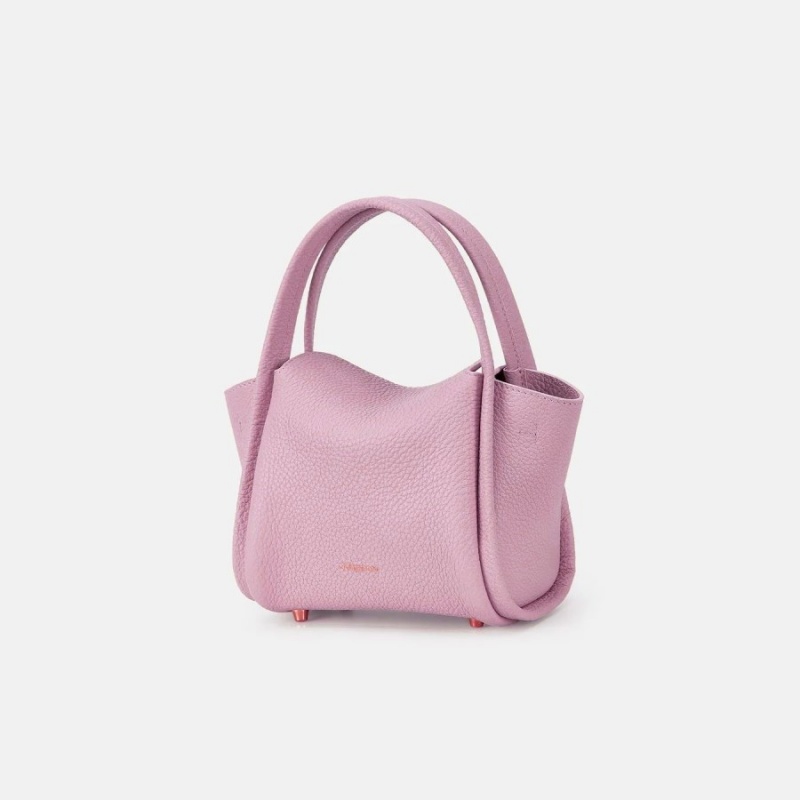 Pink Songmont Mini Song Bucket Bag | SINGAPORE OUGC34