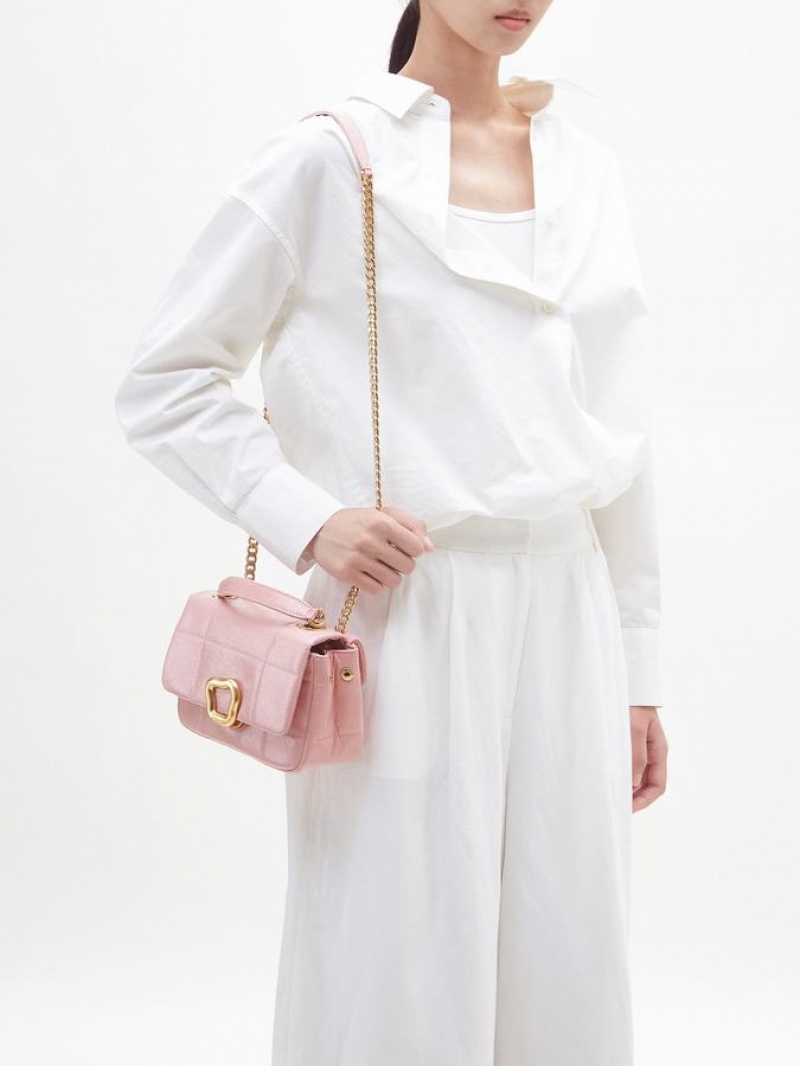 Pink Songmont Small Chocolate Shoulder Bag | SINGAPORE RFEW17