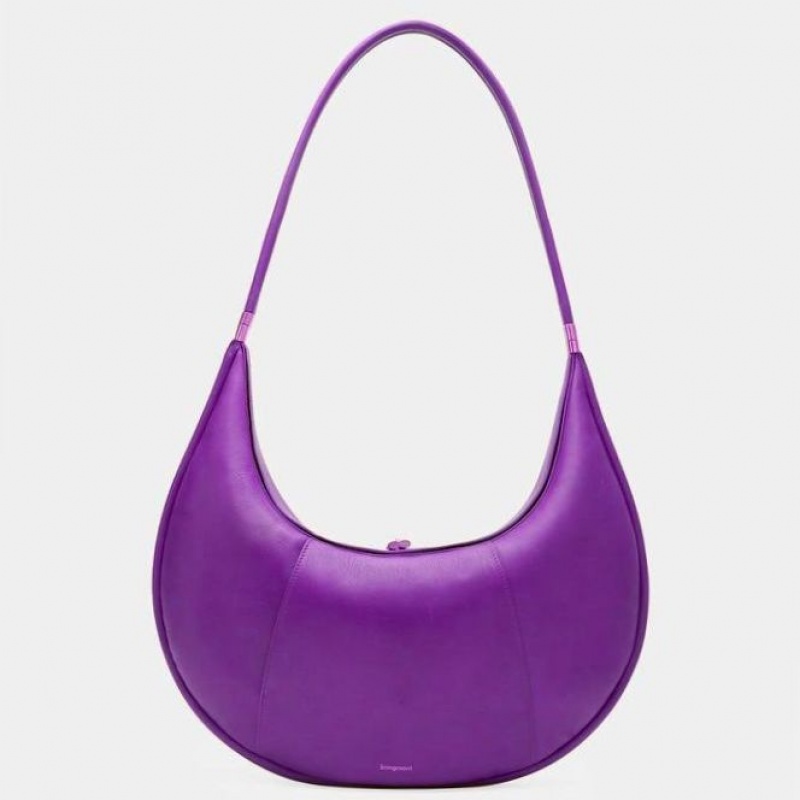 Purple Songmont Large Luna Bag | SINGAPORE TXGS78