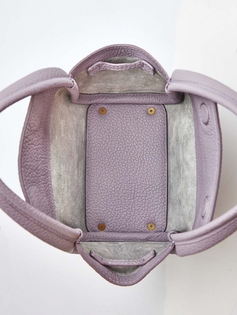 Purple Songmont Mini Song Bucket Bag | SINGAPORE EXBV20