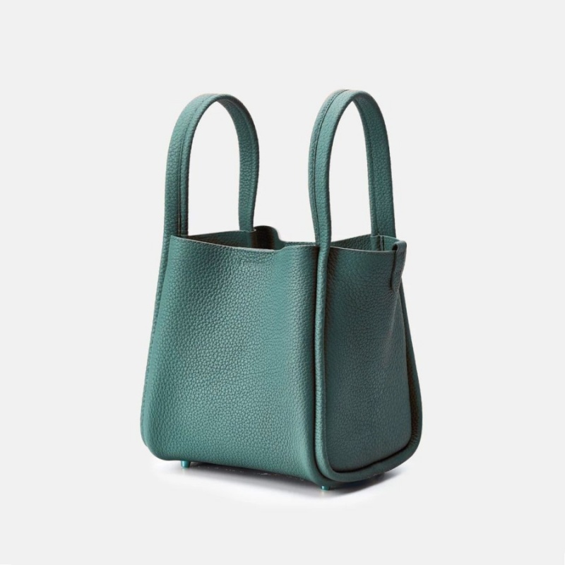 Turquoise Songmont Medium Song Bucket Bag | SINGAPORE JLXB82