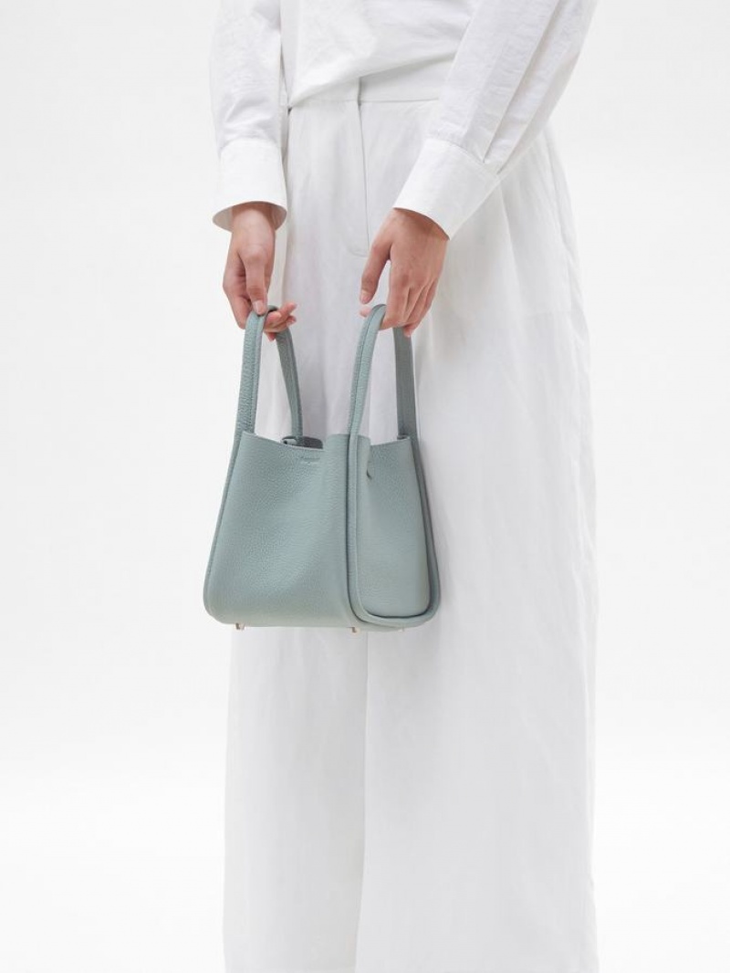 Turquoise Songmont Medium Song Bucket Bag | SINGAPORE ZITK58