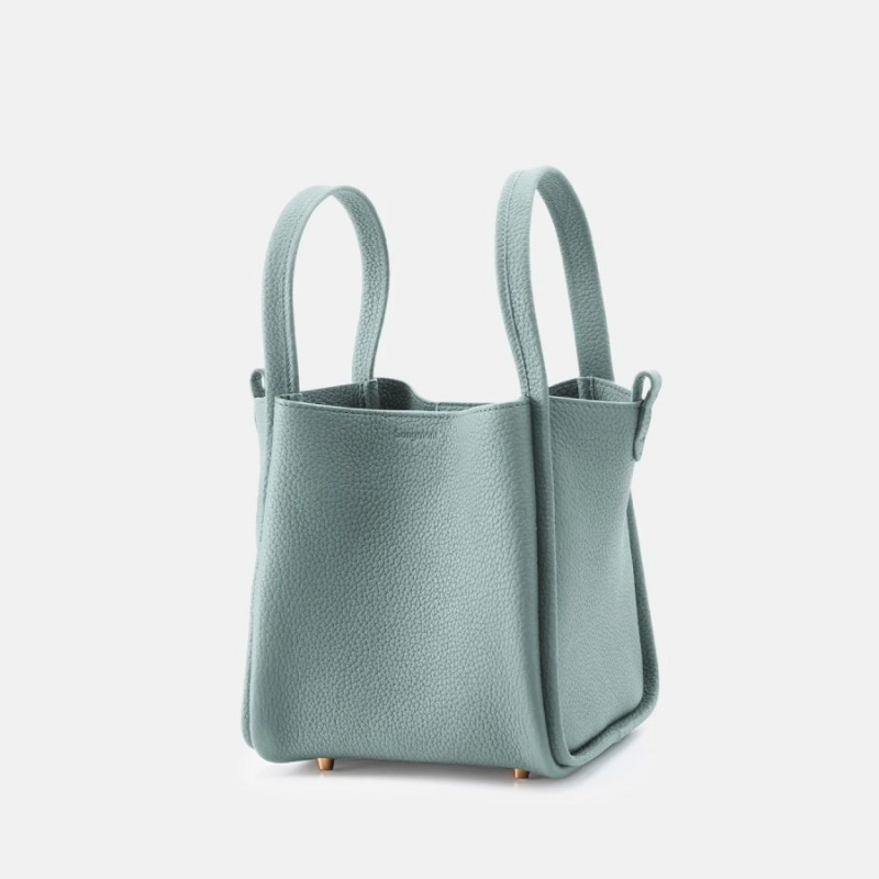 Turquoise Songmont Medium Song Bucket Bag | SINGAPORE ZITK58