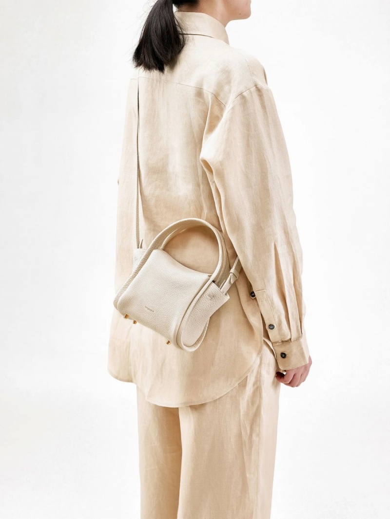 White Songmont Mini Song Bucket Bag | SINGAPORE VAIL07