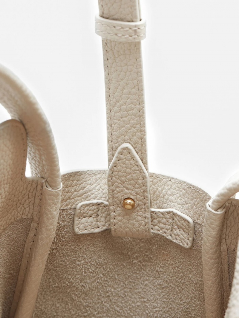 White Songmont Mini Song Bucket Bag | SINGAPORE VAIL07